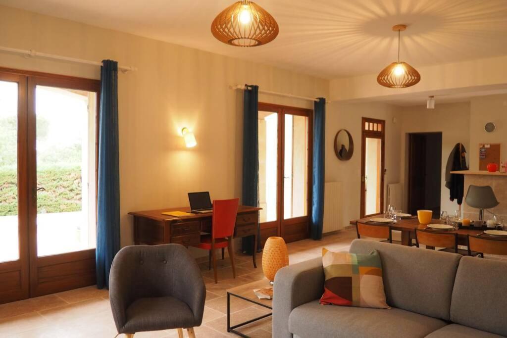 Maison Le Grand Verger Goult Bagian luar foto